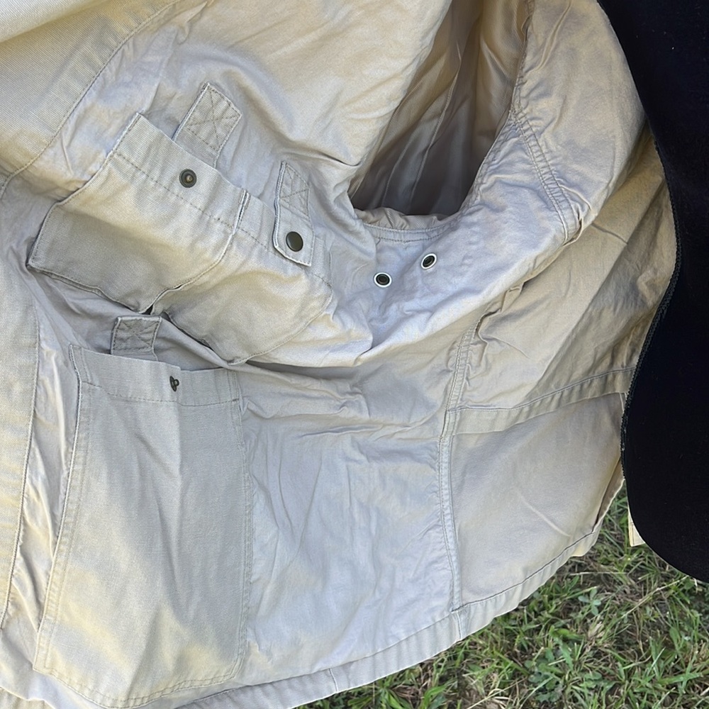 Men’s Duluth trading co outdoor utility jacket.Khaki color.100% cotton.Size 2XL - Picture 11 of 11